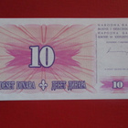BOSNIA HERTZEGOVINA 10 DINARA 1994 P-41a UNC  (K15-S46) - pikkukuva 1