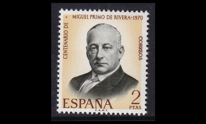 Espanja 1864 ** Kenraali Miguel Primo de Rivera (1970)