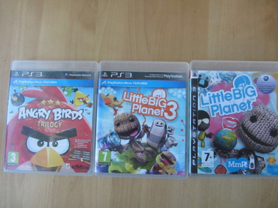 PS3 LittleBig Planet,LittleBig Planet 3Angry Birds Trilogy