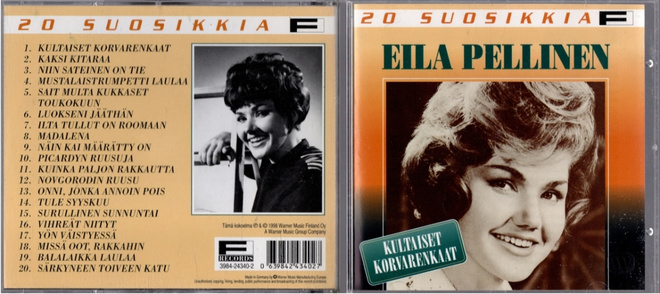 Eila Pellinen Kultaiset korvarenkaat cd-levy