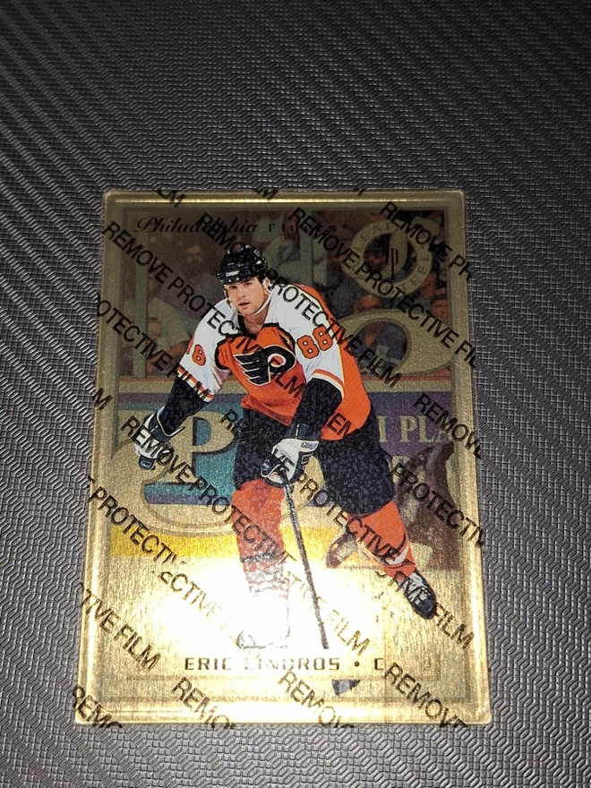 1996-97 Leaf Preferred Steel Gold Eric Lindros # 18