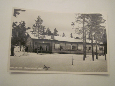 VANHA Postikortti Lappi Rovaniemi 1950-l Alkup.Mallikappale