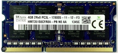 HYNIX 4GB DDR3L 2Rx8 PC3L-12800S SO-DIMM *SIS TOIMITUS*