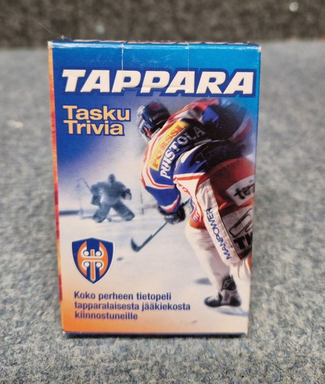 Tappara tasku trivia korttipeli uudenveroinen