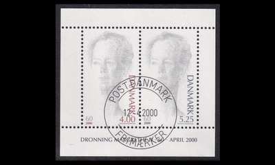 Tanska 1238-9BL14 o Kuningatar Margrethe II (2000)