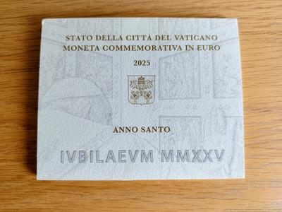 Vatikaanin 2 € vuoden 2025 juhlakolikko ANNO SANTO