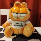 Karvinen/Garfield pehmolelu vintage - pikkukuva 1