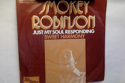 SMOKEY ROBINSON :: JUST MY SOUL RESPONDING : VINYYLI 7" 1973