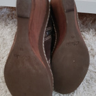 Ruskeat Clarks kiilakorko Nahkasaappaat / Saappaat - koko 38 - pikkukuva 4