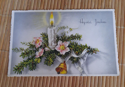 Wanha, kynttiläasetelma, nyrkkiposti