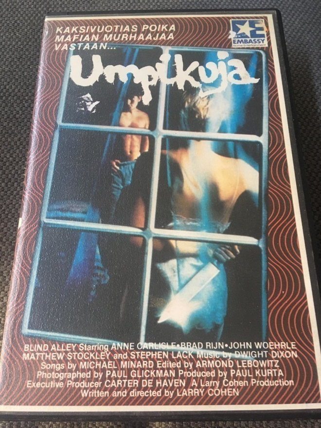 Umpikuja (Blind Alley) Larry Cohen VHS