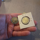 2 kpl 2€ risu rahoja - pikkukuva 1