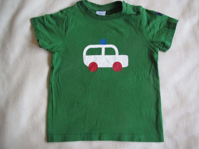 Polarn o Pyret  paita lh, 92 cm, vihreä, AUTO