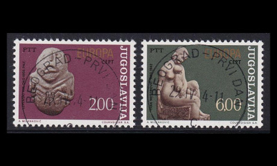 Jugoslavia 1557-8 o Europa veistoksia (1974)