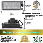 Dodge LED rekisterikilven valot — kirkkaan valkoinen 6000K - pikkukuva 3