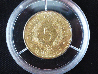 5 Mk Suomi 1941 Pillerissä.