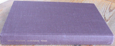 Ester Erhomaa: Matleenan poika, Otava 1972. 3p. 236 s.