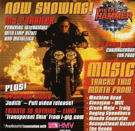 METAL HAMMER kokoelma *aug* -2000- 12-bändiä+PC demo+Videot
