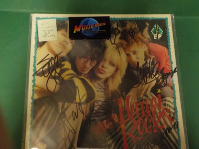 HANOI ROCKS - VENUE EP EX/M- LP + NIMIKIRJOITUKSET