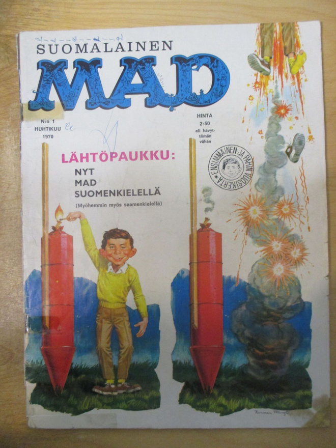 SUOMALAINEN MAD 1970 1 (ensimmäinen numero)