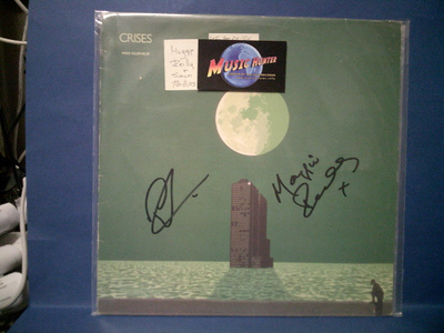 MIKE OLDFIELD - CRISES EX/EX LP NIMMAREILLA