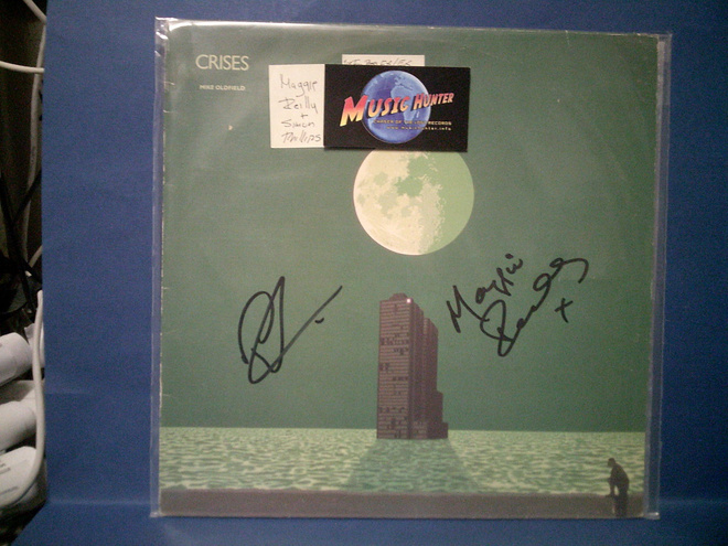 MIKE OLDFIELD - CRISES EX/EX LP NIMMAREILLA