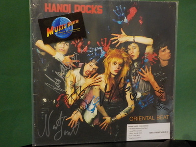 HANOI ROCKS - ORIENTAL BEAT EX/EX LP KOKO BÄNDIN NIMMAREILLA