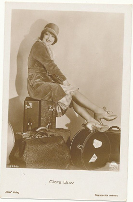 Filmitähti CLARA BOW - vanha kortti