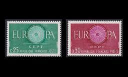Ranska 1318-9 ** Europa (1960)