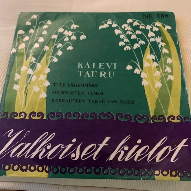 KALEVI TAURU: Valkoiset kielot- EP *FIN 1958