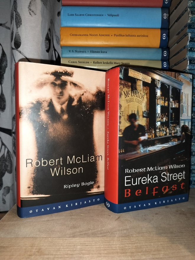 Robert McLiam Wilson x2 Ripley Bogle & Eureka Street Belfast