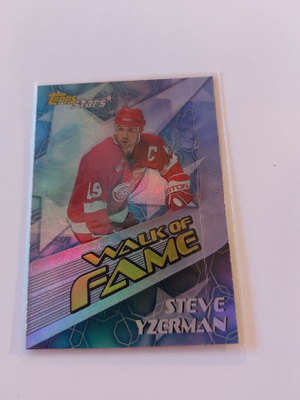 2000-01 Topps Stars Walk of Fame #WF7 Steve Yzerman
