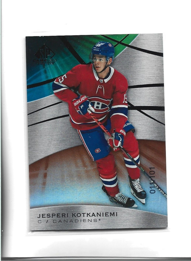 JESPERI KOTKANIEMI - MONTREAL - 2019-20 SP GAME USED 011/101