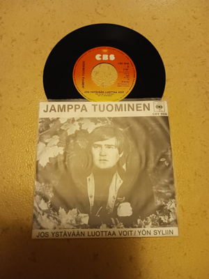 Jamppa Tuominen – Jos Ystävään Luottaa Voit 7" ps orig 1978