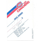 1985-86? Montreal Canadiens TeamIssue #5 Rick Green Nimmari! - pikkukuva 2