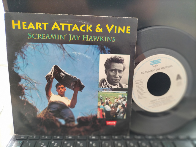 SCREAMIN' JAY HAWKINS, Heart attack & wine, 7'' HOL -91
