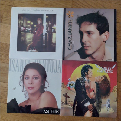 4 kpl Sinkkuja 70/80-luku Ulkoilaisia mm Chris Rea