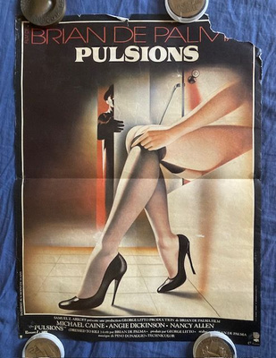 Brian De Palma: Pulsions/Tappava tunnustus. Elokuvajuliste.