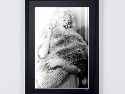 Marilyn Monroe circa 1955 - 1 - Valokuvaus, Luxury Wooden Fr