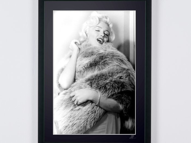 Marilyn Monroe circa 1955 - 1 - Valokuvaus, Luxury Wooden Fr