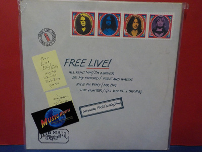 Free - Free Live EX/EX+ LP