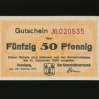Saksa Notgeld 50 Pfennig, Ilsenburg 29.10.1917 - pikkukuva 1