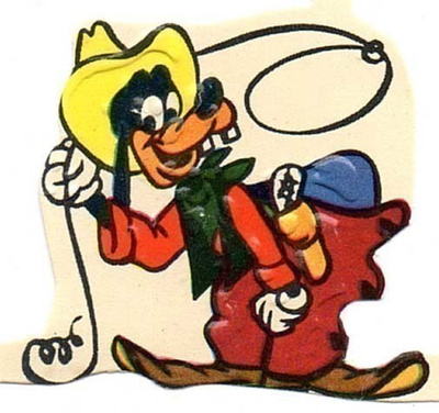 WANHA DISNEY / Hessu Hopo cowboy. 1960-l.