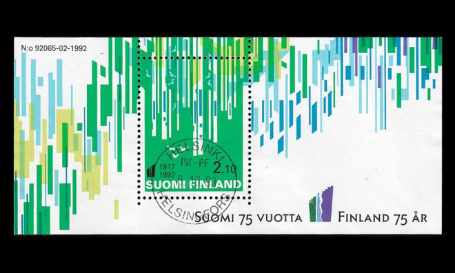1183BL9 o Suomi 75 vuotta Helsinki 8.10.93 (1992)
