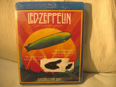 Led Zeppelin: Celebration Day Blu-ray.