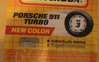 Porsche 911 Turbo Coupe Red 1978 Matchbox MB3 Thailand 1:58