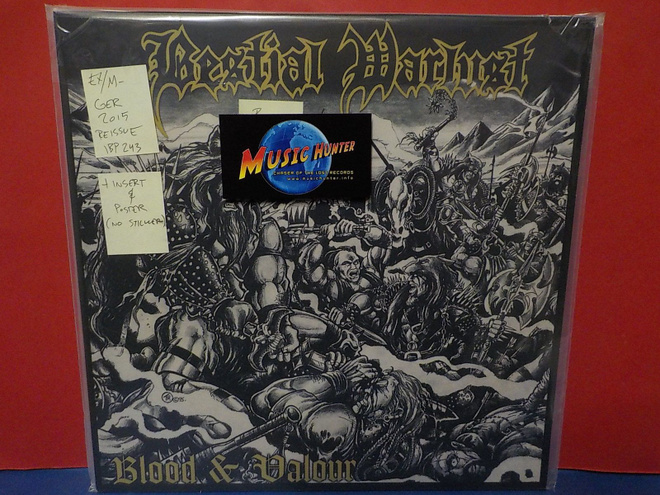 Bestial Warlust - Blood & Valour EX/M- LP