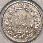 Switzerland. 1/2 franc 1975. - pikkukuva 2