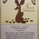 Muumi-kortti: Nipsun pikkuleivät -resepti, ei p. - pikkukuva 1