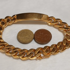 Gold plated Nick free ranneketju laatta - pikkukuva 3